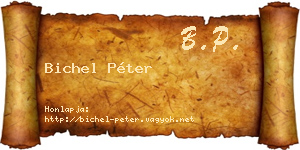 Bichel Péter névjegykártya